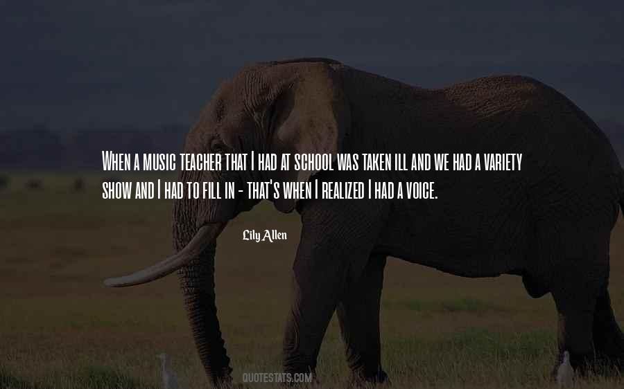 Quotes About A Voice #1371471