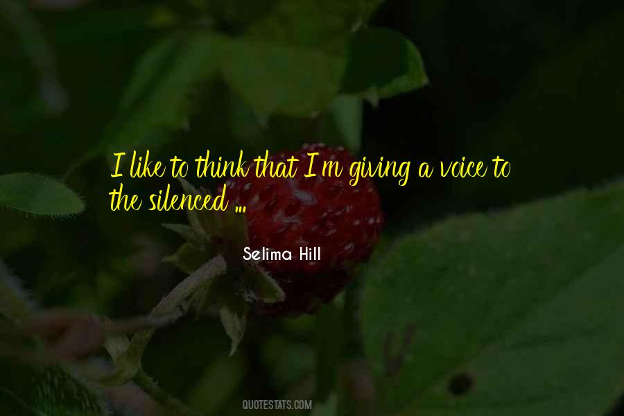 Quotes About A Voice #1416672