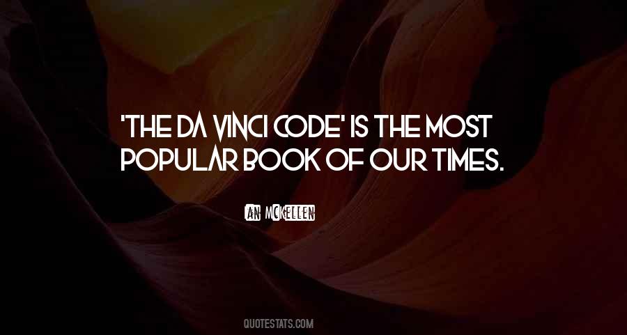 Quotes About Da Vinci #1544446