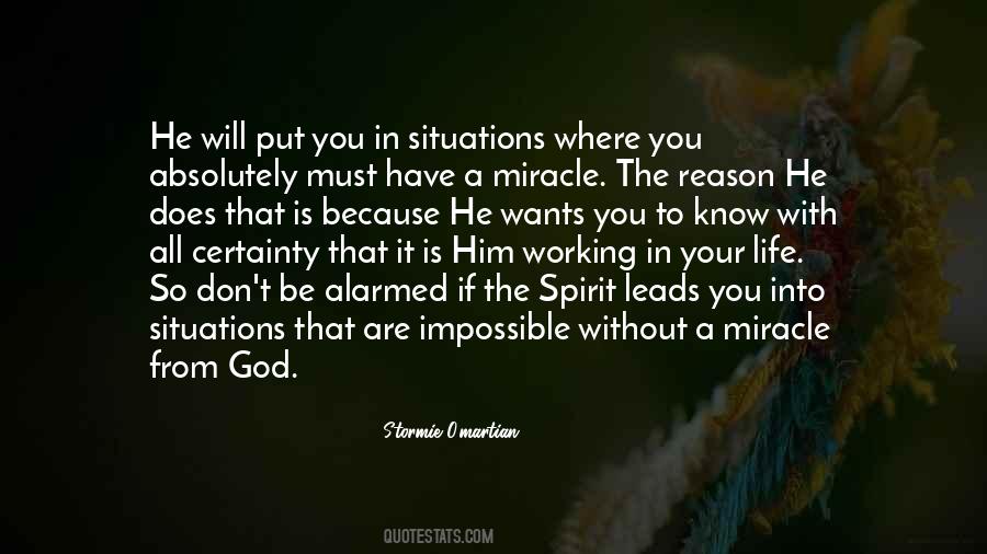 Quotes About Impossible Situations #284713