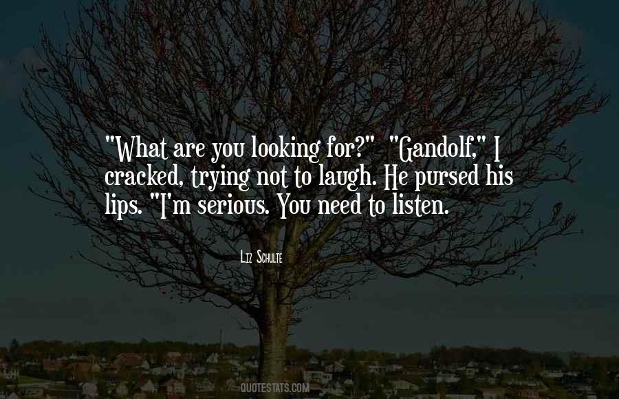 What Are You Looking Quotes #72805