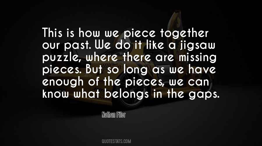 What Belongs Together Quotes #254563