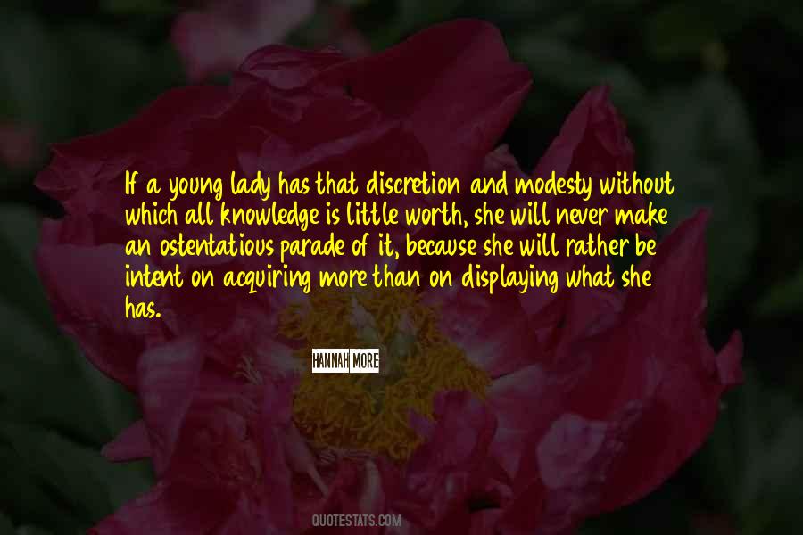 Quotes About A Young Lady #157958