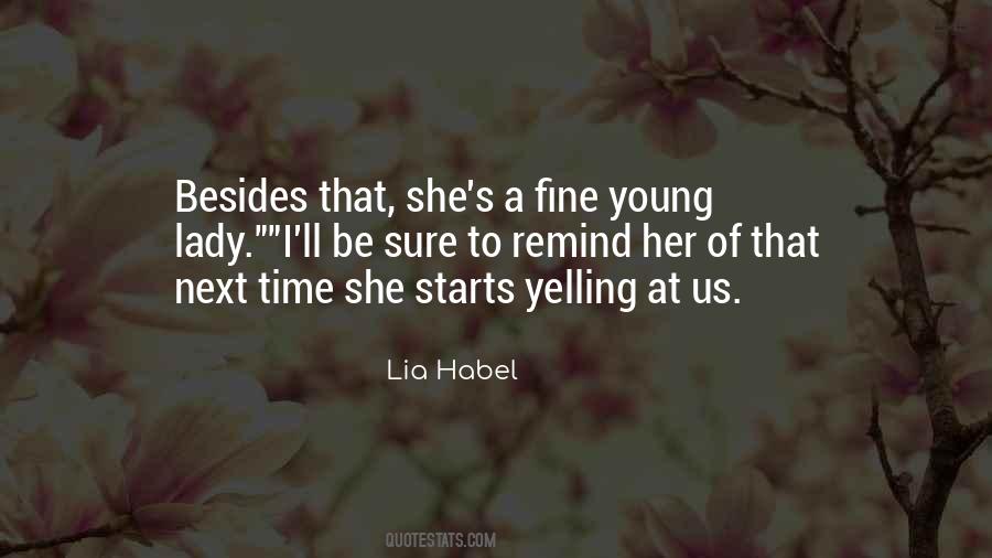 Quotes About A Young Lady #594335