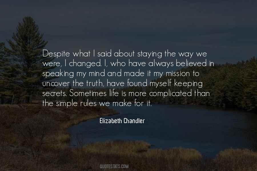 What Changed My Life Quotes #1482540