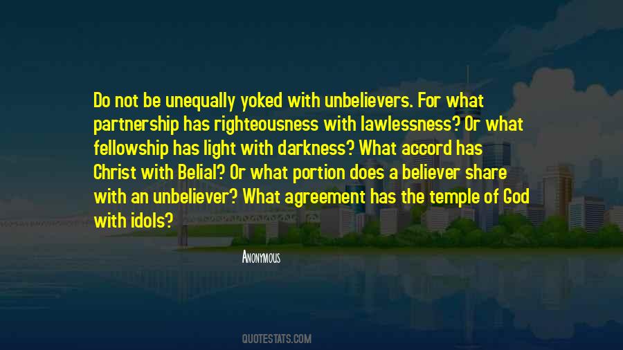 Quotes About Unbelievers #1572227