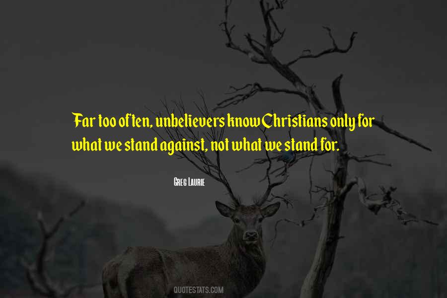 Quotes About Unbelievers #1750167