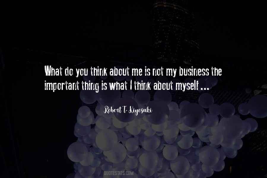 What Do You Think About Quotes #76782