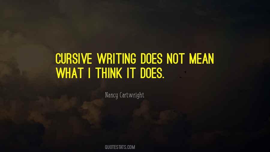 What Does It Mean Quotes #272793 What Does It Mean Quotes #272793