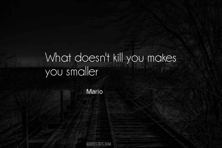 What Doesn't Kill Me Makes Me Stronger Quotes #722487