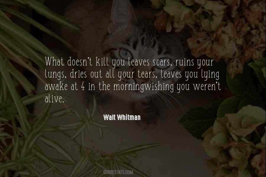 What Doesn't Kill Us Quotes #4648