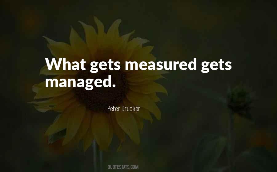 What Gets Measured Quotes #1210125