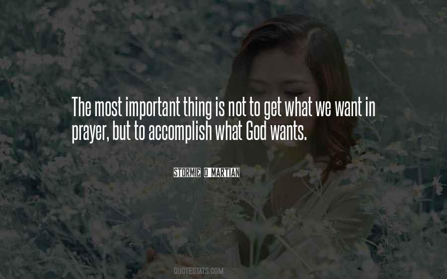 What God Wants Quotes #66620