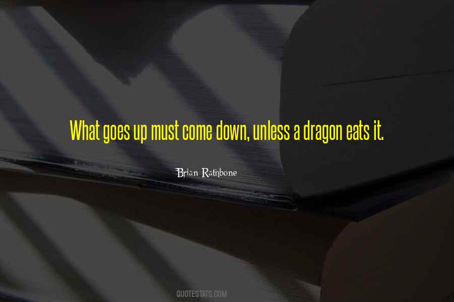 What Goes Up Quotes #993959