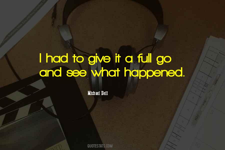 What Happened Quotes #1681278
