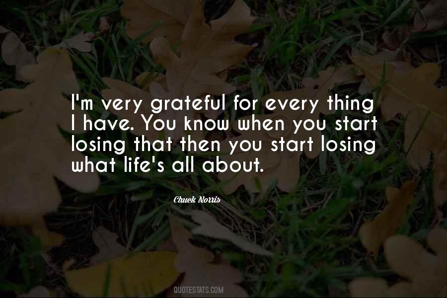 What I ' M Grateful For Quotes #276158