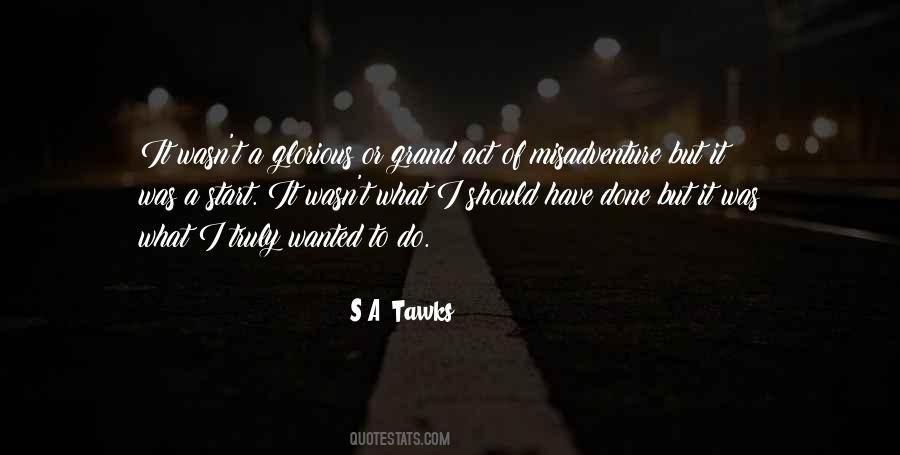 What I Should Have Done Quotes #176325