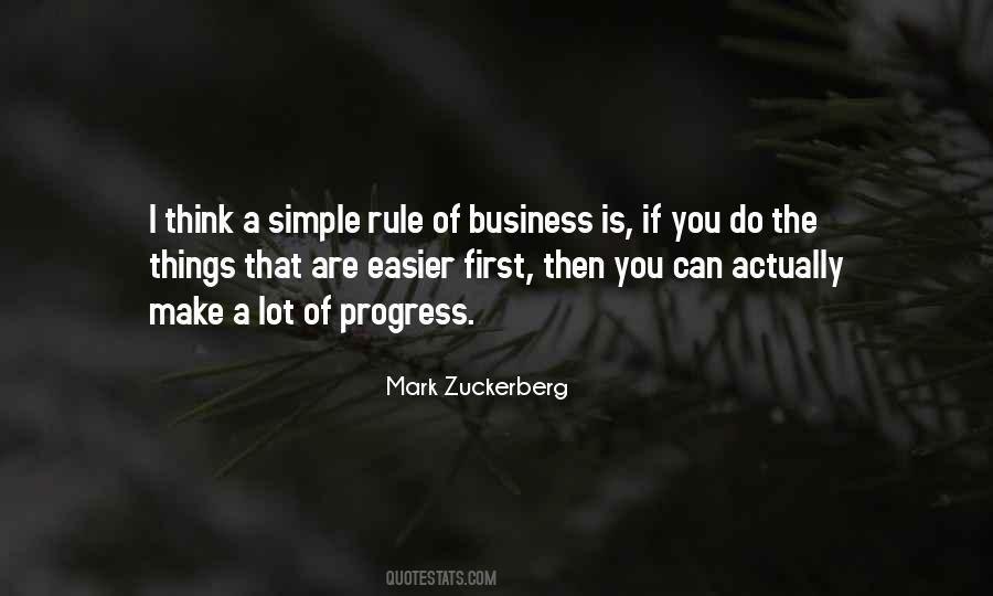 Quotes About Progress In Business #1105300