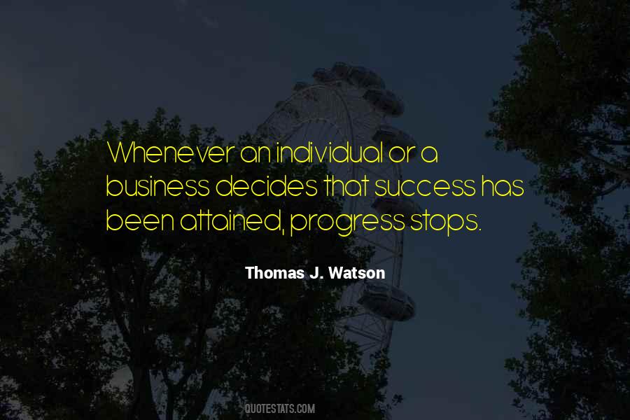 Quotes About Progress In Business #13075