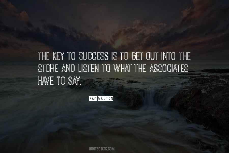 What Is The Key To Success Quotes #630778