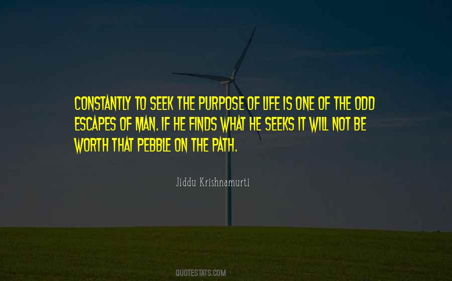 What Is The Purpose Of Life Quotes #95235