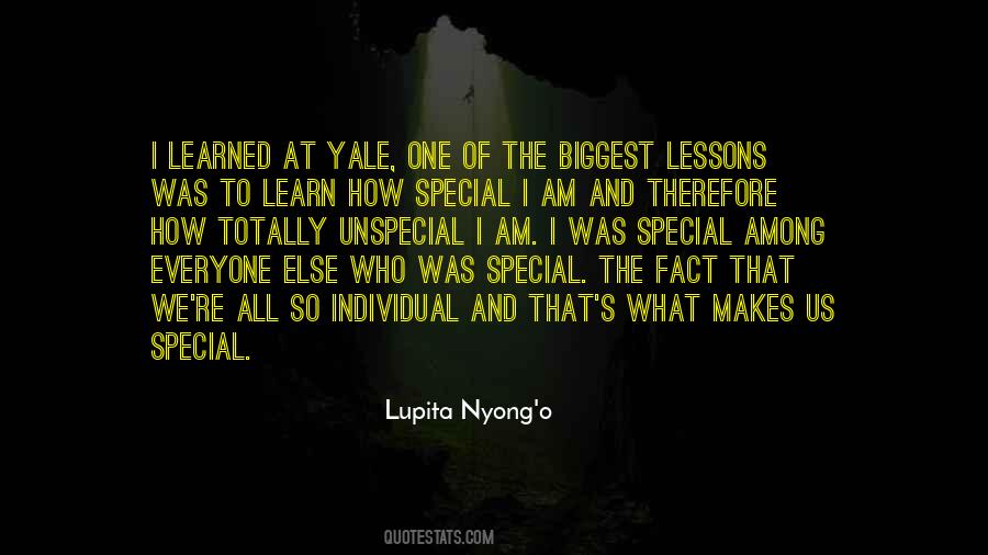 What Makes You So Special Quotes #391972