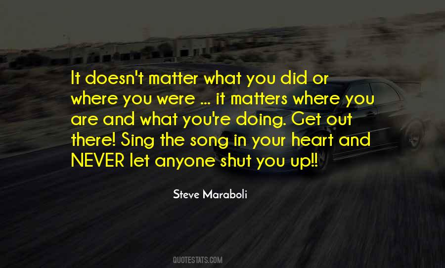 What Matters Is The Heart Quotes #674956