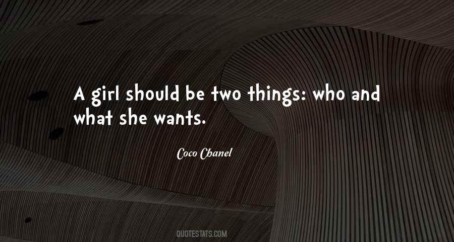 What She Wants Quotes #612739