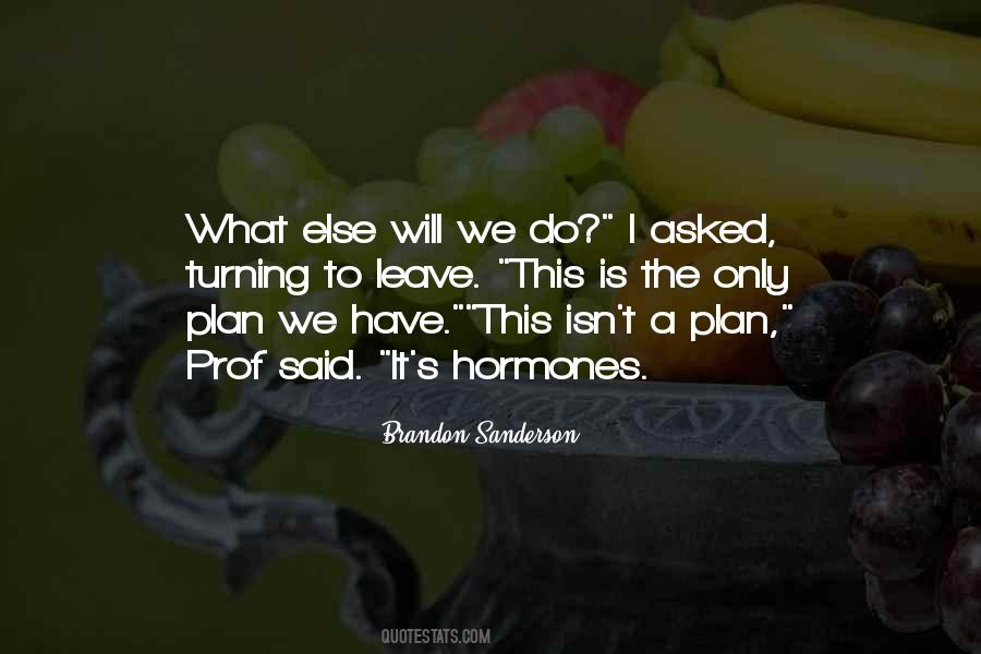 What The Plan Quotes #307844