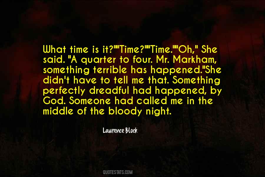 What Time Is It Quotes #900252