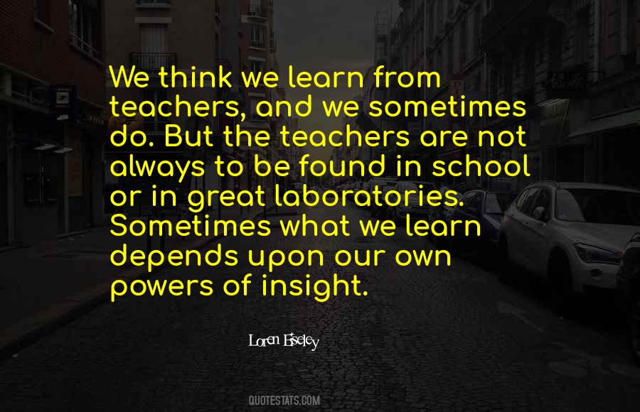 What We Learn Quotes #1250136