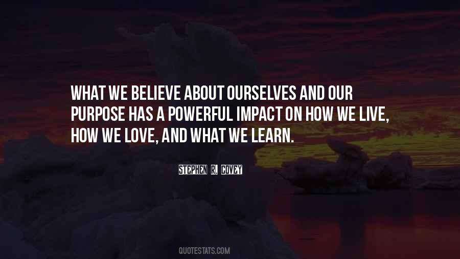 What We Learn Quotes #1455207