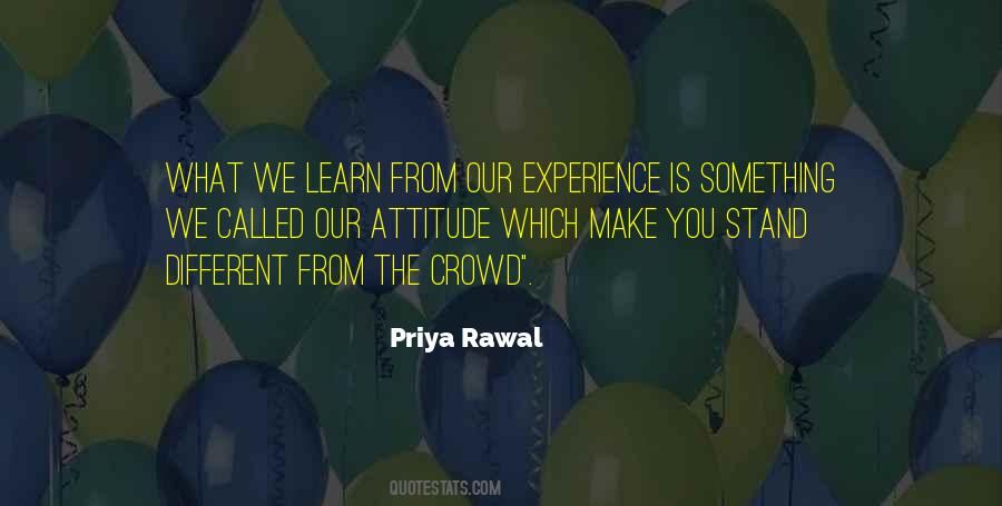 What We Learn Quotes #654374