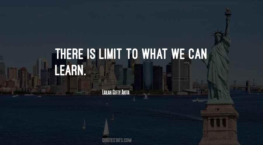 What We Learn Quotes #73703