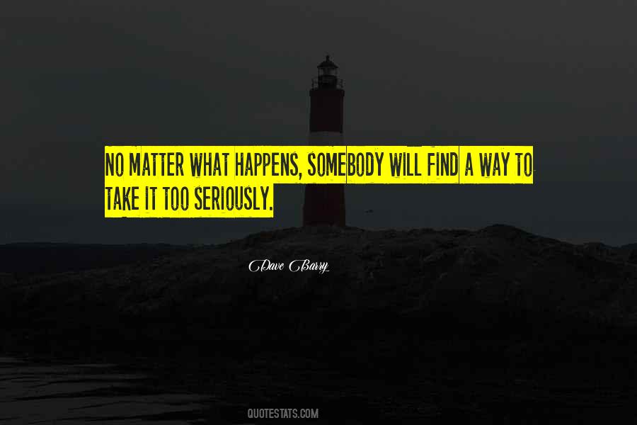 What Will Matter Quotes #29882