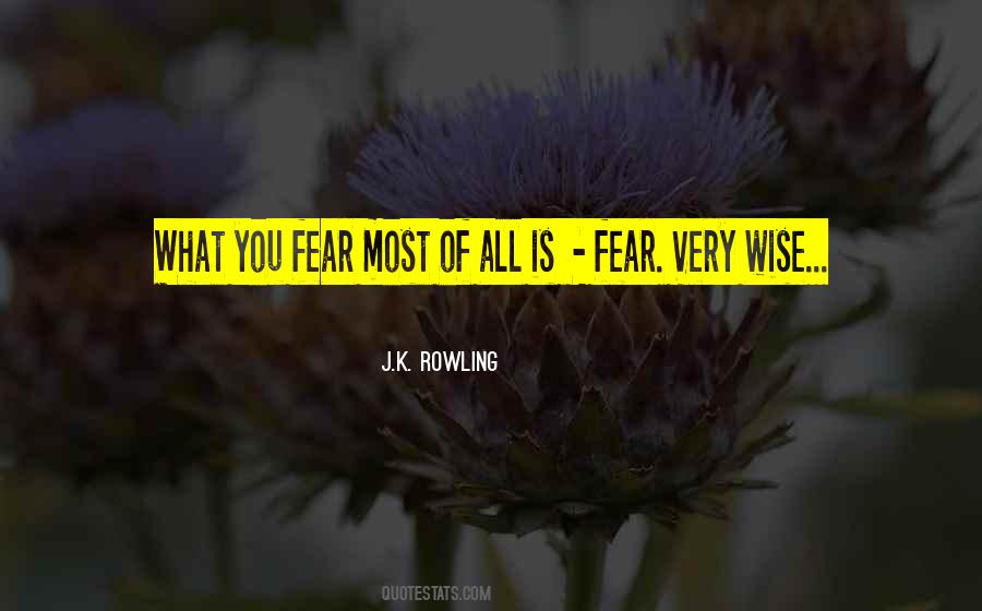 What You Fear Quotes #690357