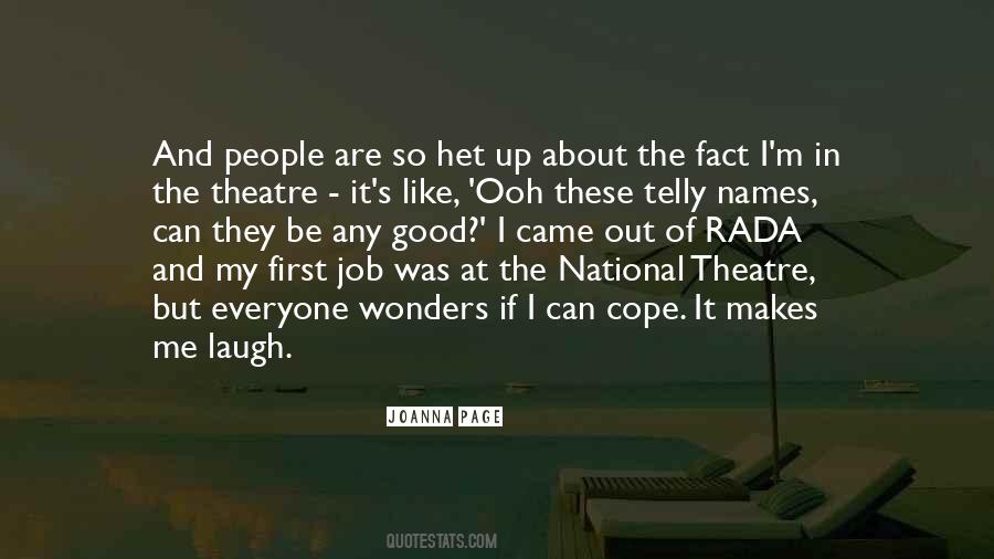 Quotes About The National Theatre #1060151