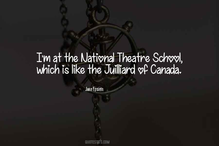 Quotes About The National Theatre #1270199