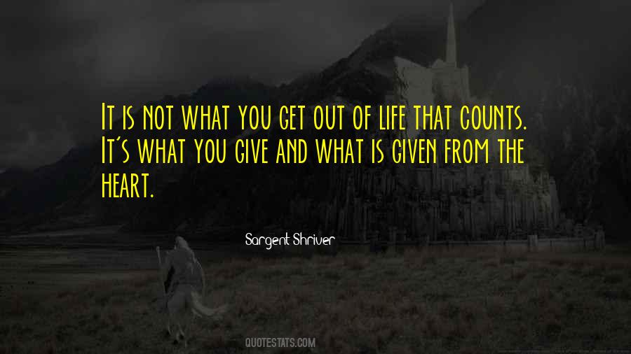 What You Give Quotes #1659176