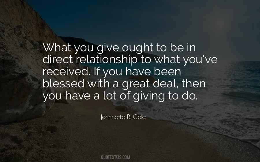 What You Give Quotes #1671239