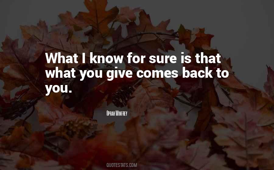 What You Give Quotes #388075