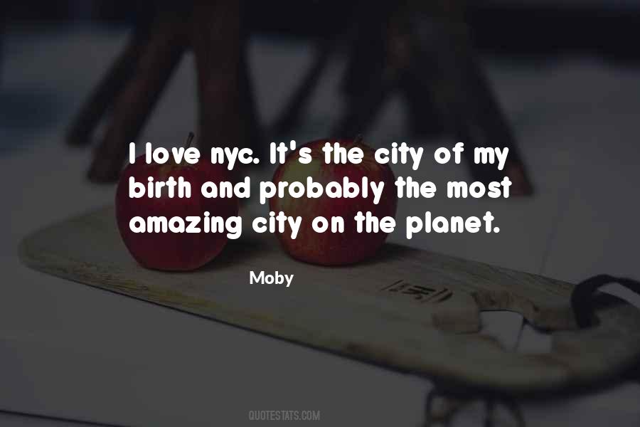 Quotes About City And Love #169780