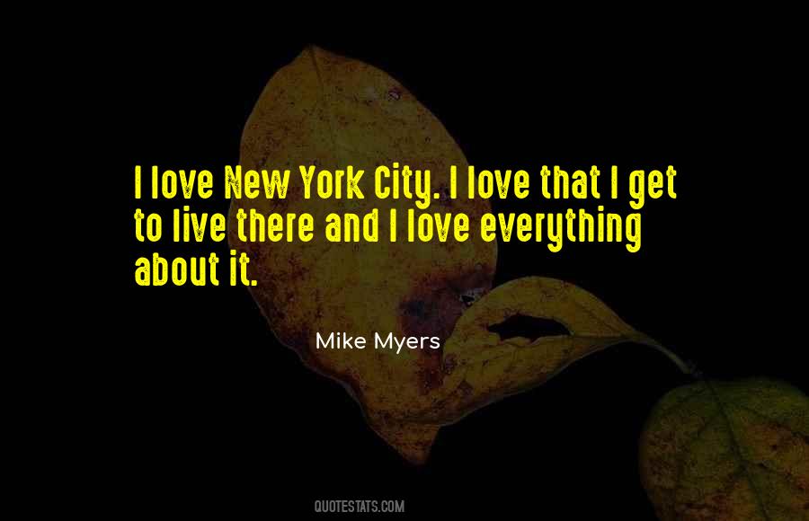 Quotes About City And Love #9373