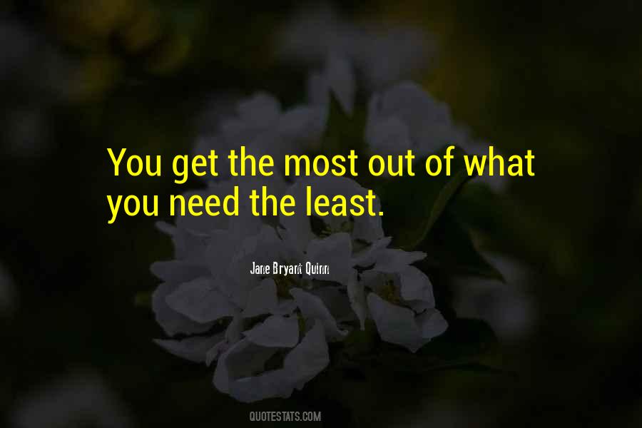 What You Need Quotes #1386152