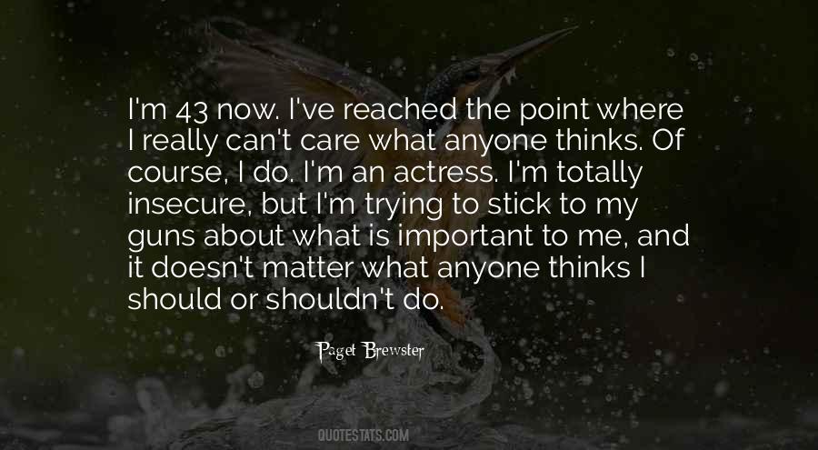 What's The Point Of Trying Quotes #249497
