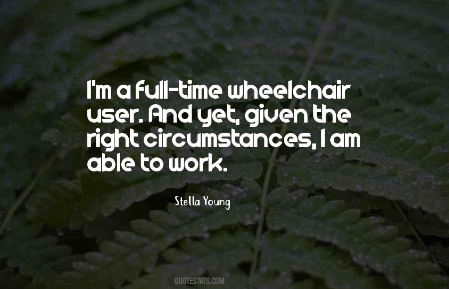 Wheelchair User Quotes #604875