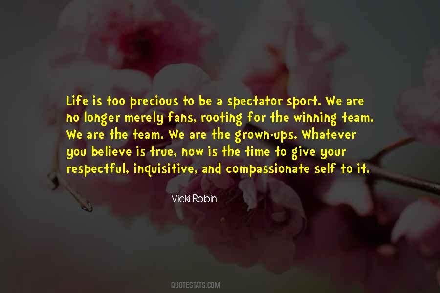 Quotes About Spectator Sports #602947