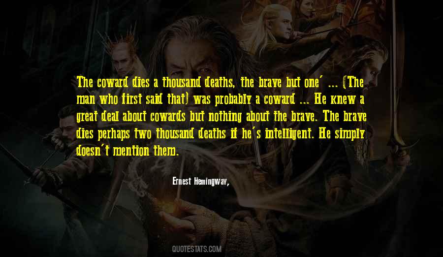 When A Great Man Dies Quotes #1059872