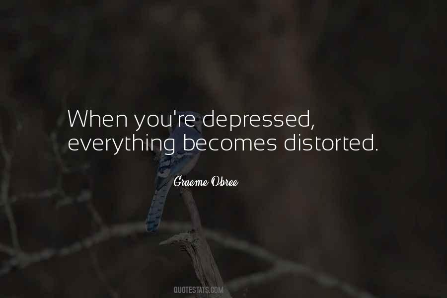 When Depressed Quotes #657341