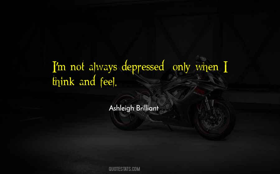 When Depressed Quotes #98274